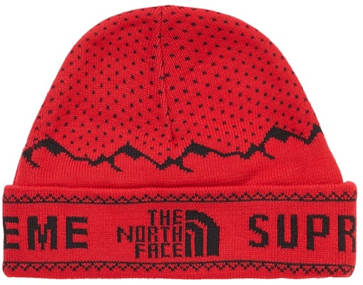 Supreme x The North Face 红色可折叠毛线帽 Buy Supreme x The North Face 红色可折叠毛线帽