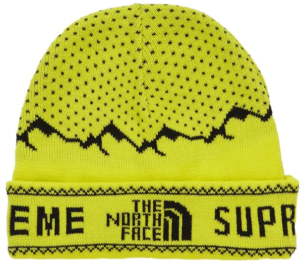 supreme-the-north-face-fold-beanie-sulphur