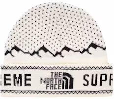 Supreme The North Face Fold Beanie White