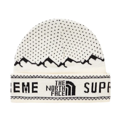 Supreme TNF Fold Beanie White