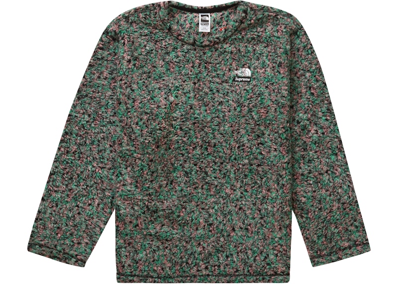 Buy Supreme x 北面 高绒羊毛长袖上衣 多彩色