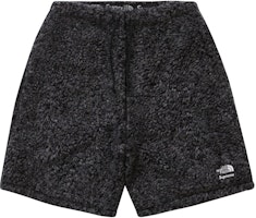 Supreme The North Face High Pile Fleece Short Black Supreme The North Face High Pile Fleece Short Black