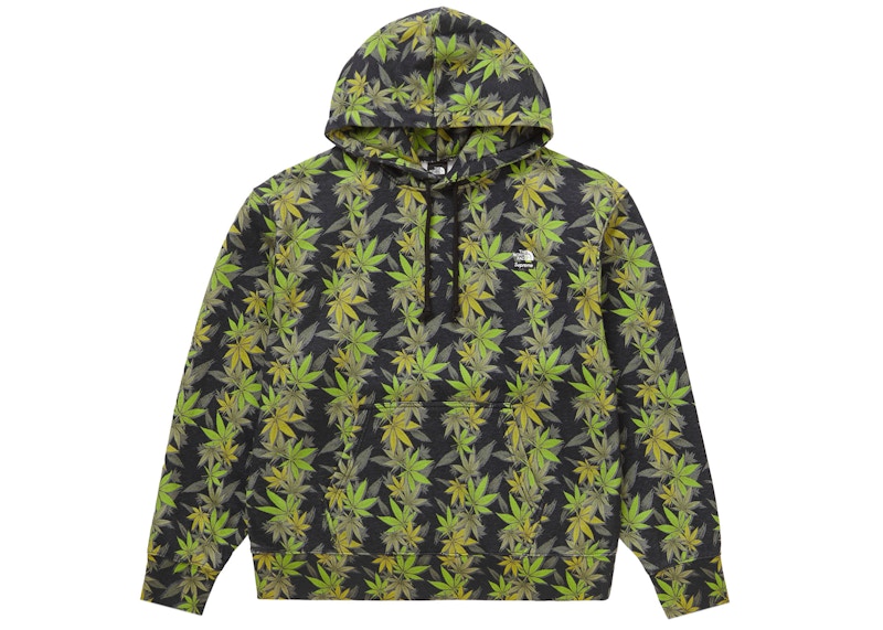 Supreme The North Face Leaf Hooded Sweatshirt Black