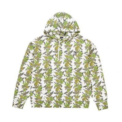 Supreme TNF Leaf Hooded Sweatshirt White