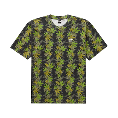 Supreme TNF Leaf S/S Top Black