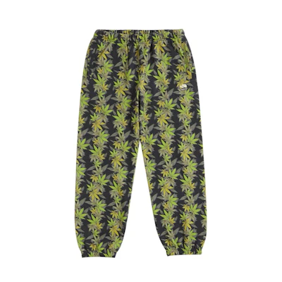 Supreme TNF Leaf Sweatpant Black