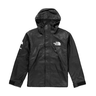 Supreme The North Face Leather Mountain Parka Black