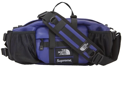 Supreme x The North Face 皮革山腰包 皇家蓝色款 Buy Supreme x The North Face 皮革山腰包 皇家蓝色款