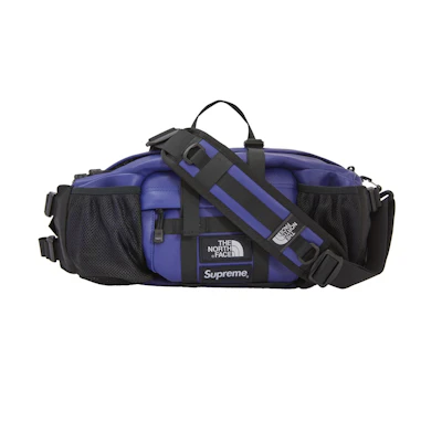 Supreme The North Face Leather Mountain Waist Bag Royal