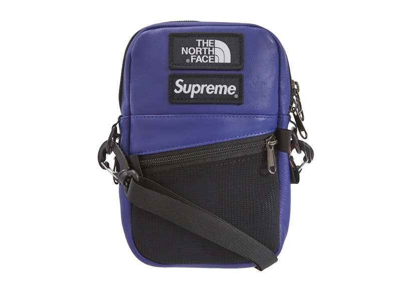 Supreme The North Face Leather Shoulder Bag Royal