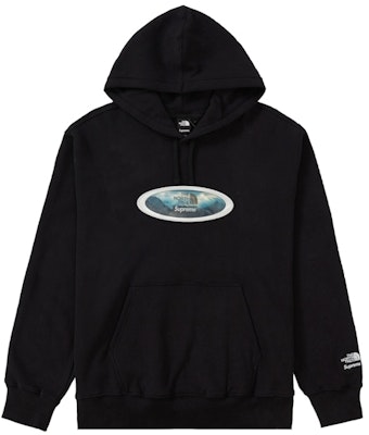 Supreme The North Face Lenticular Gunung Hoodie Hitam Buy Supreme The North Face Lenticular Gunung Hoodie Hitam