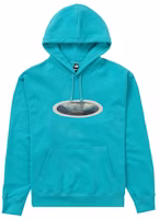Supreme The North Face Lenticular Mountains Hooded Sweatshirt Teal Supreme The North Face Lenticular Mountains Hooded Sweatshirt Teal