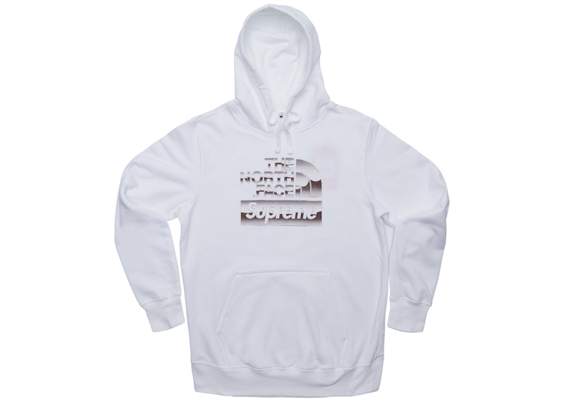 Order Sudadera con Capucha Supreme The North Face Logo Metálico Blanca.