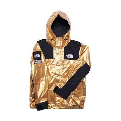 Supreme The North Face Metallic Mountain Parka Gold