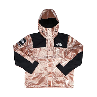 Supreme The North Face Metallic Mountain Parka Rose Gold