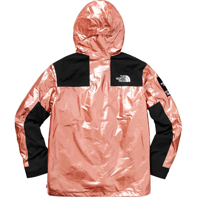 Lookbook Supreme The North Face Parka Montaña Metálica Oro Rosado