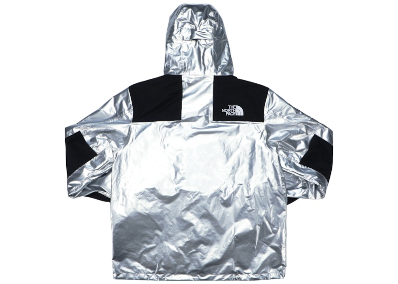 Order Supreme The North Face 銀色金屬山岳派克大衣