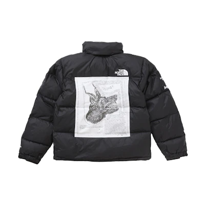 Supreme TNF Nuptse Jacket Black