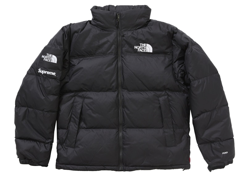 Order Supreme x The North Face 黑色羽絨外套