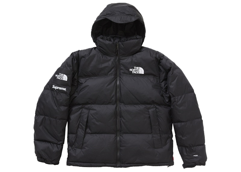 Shop Supreme x The North Face 黑色羽絨外套