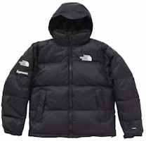Shop Supreme The North Face Nuptse Jacket Black