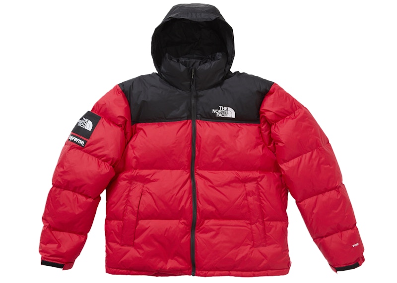Shop Supreme x The North Face 藍色羽絨外套