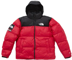 Shop Supreme The North Face Nuptse Jacket Blue