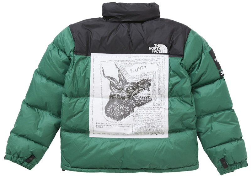 Buy Supreme x The North Face 綠色羽絨外套