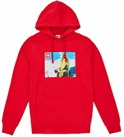 Supreme The North Face Photo Sweatshirt Red Supreme The North Face Photo Sweatshirt Red