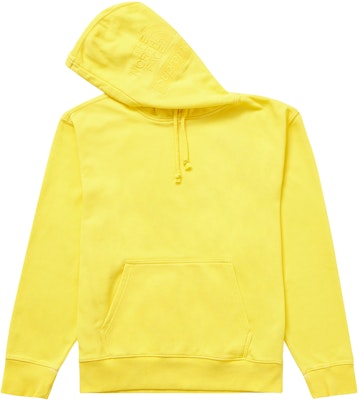 Supreme The North Face Pigment Printed Hooded Sweatshirt Yellow