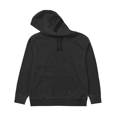 Supreme TNF Pigment Printed Hooded Sweatshirt Black