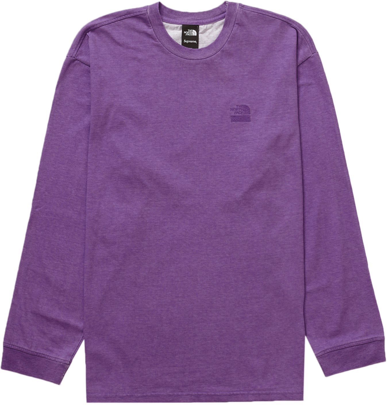 Supreme The North Face Pigment Printed L/S Top Purple - Novelship