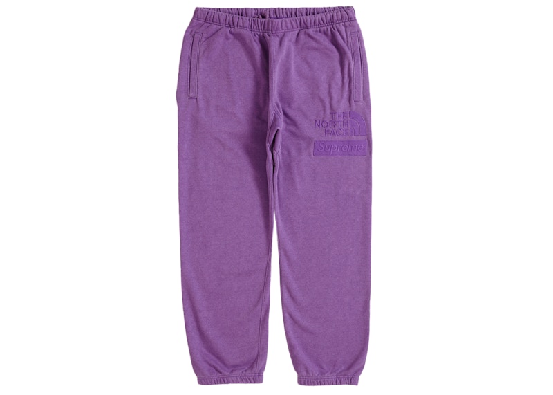 Supreme The North Face Pigment Printed Sweatpant (FW22) Purple