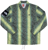 Supreme The North Face Snakeskin Taped Seam Coaches Jacket Green Supreme The North Face Snakeskin Taped Seam Coaches Jacket Green