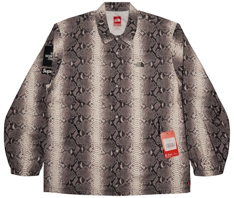 Supreme The North Face Snakeskin Taped Seam Coaches Jacket Black Buy Supreme The North Face Snakeskin Taped Seam Coaches Jacket Black