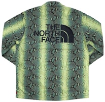 Supreme x The North Face 绿色蛇皮拼接防水教练夹克 Order Supreme x The North Face 绿色蛇皮拼接防水教练夹克