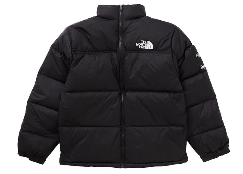 Buy Supreme x The North Face 拼接羽绒夹克 黑色