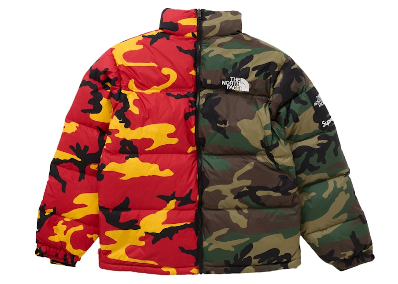 Buy Supreme The North Face 拼接羽絨外套森林迷彩