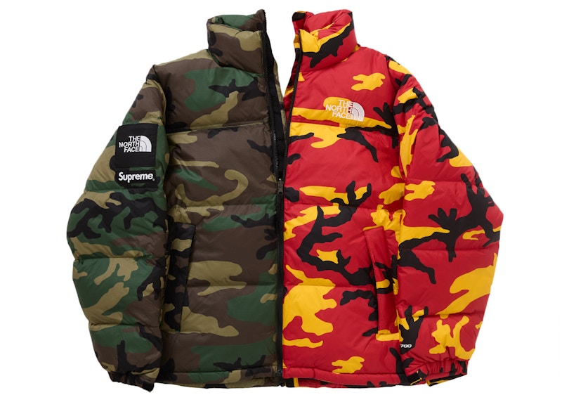 Lookbook Supreme The North Face 拼接羽絨外套森林迷彩