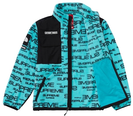 Supreme The North Face Steep Tech Fleece Jacket Teal Order Supreme The North Face Steep Tech Fleece Jacket Teal