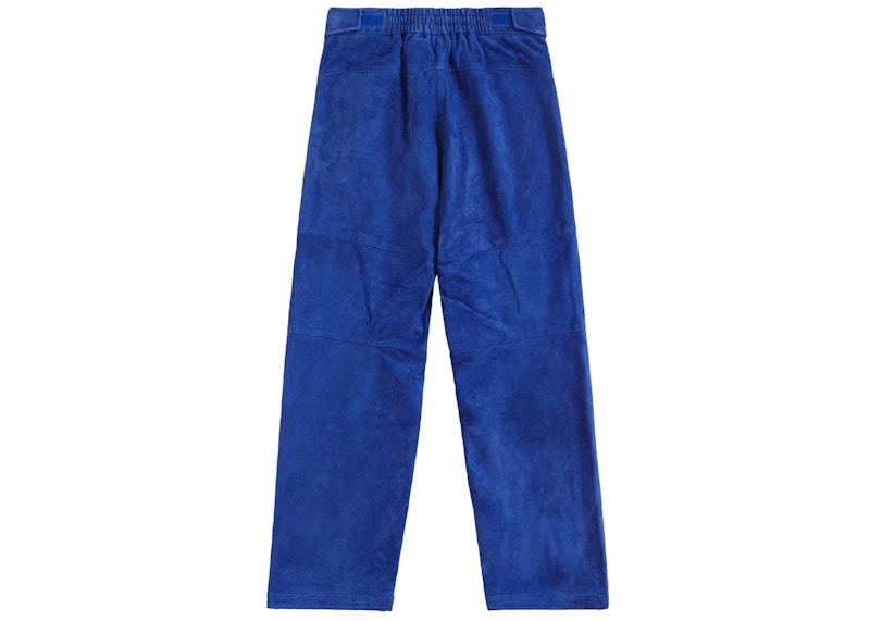 Order シュプリーム ノースフェイス スエードパンツ (青)
