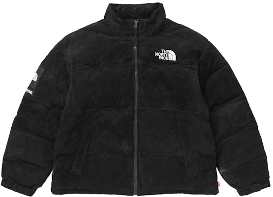 Supreme The North Face Suede Nuptse Jacket Black Buy Supreme The North Face Suede Nuptse Jacket Black