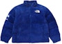 Buy Supreme The North Face Suede Nuptse Jacket Blue