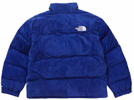 Lookbook Supreme The North Face Suede Nuptse Jacket Blue