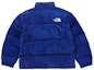 Lookbook Supreme The North Face Suede Nuptse Jacket Blue