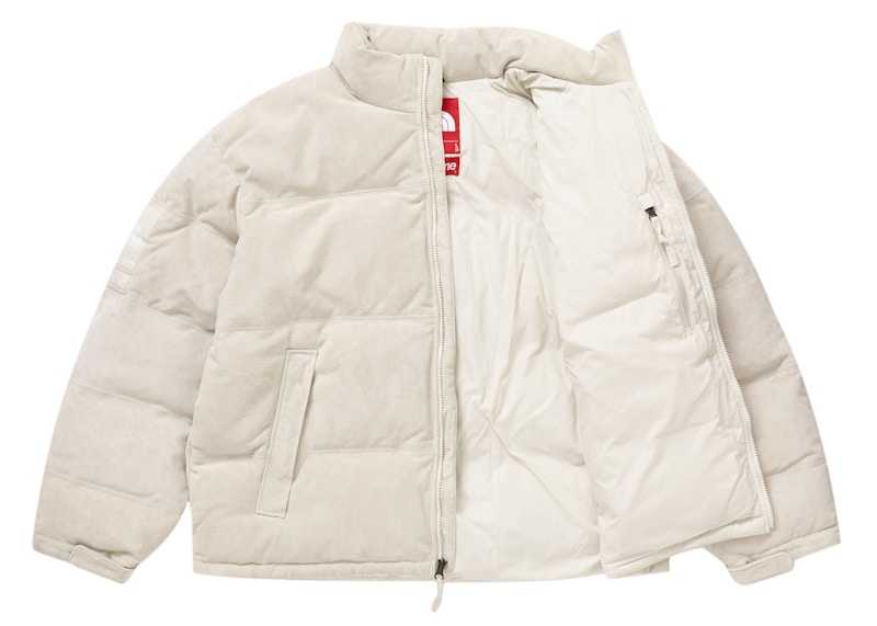 Order 至尊北面麂皮巒峰羽絨外套 石灰色