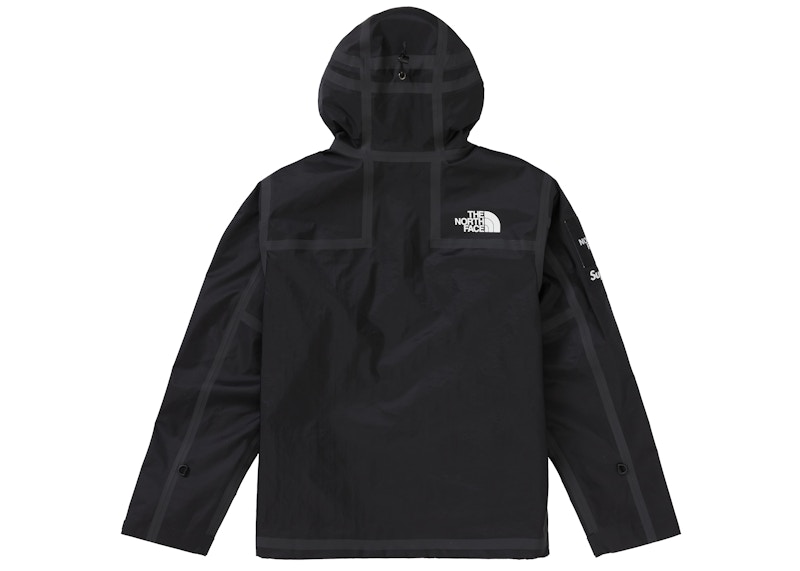 Lookbook SUPREME x THE NORTH FACE 冷峰系列黑色外縫帶科技防水外套