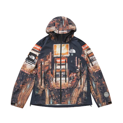 Supreme TNF Taped Seam Shell Jacket Times Square