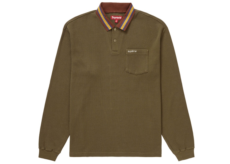 Supreme Thermal L/S Polo Olive