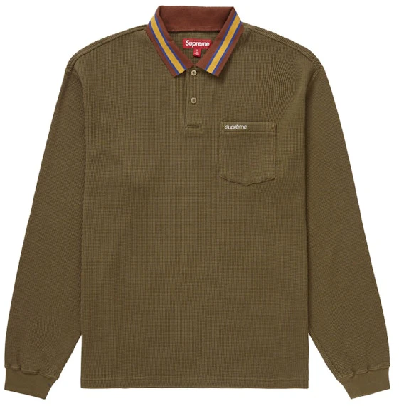 supreme-thermal-l-s-polo-olive